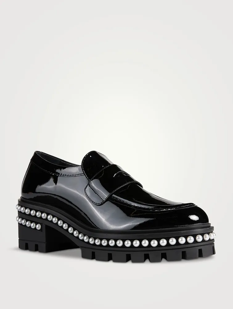 Soho Pearl Patent Leather Loafers