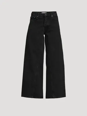 Jozey Rigid Wide-Leg Jeans