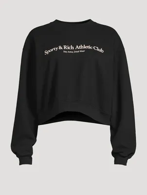 Athletic Club Cropped Sweatshirt
