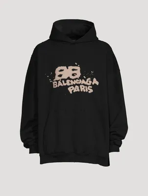 Hand Drawn BB Icon Oversized Hoodie