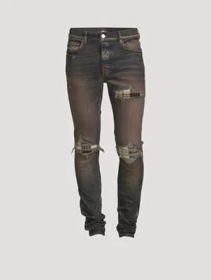 MX1 Skinny Jeans With Plaid
