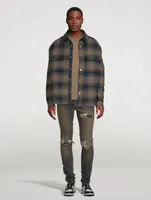 MX1 Skinny Jeans With Plaid