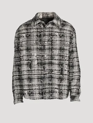 Tweed Padded Overshirt