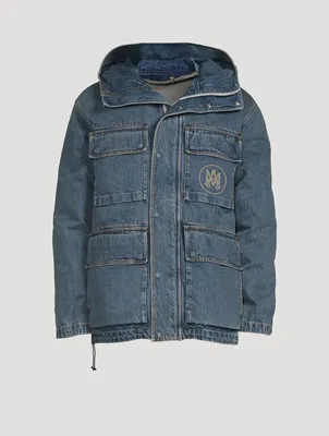 Denim Logo Parka