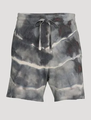 Cotton Tie-Dye Shorts