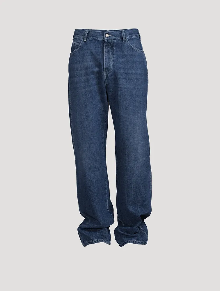 Wide-Leg Workwear Jeans