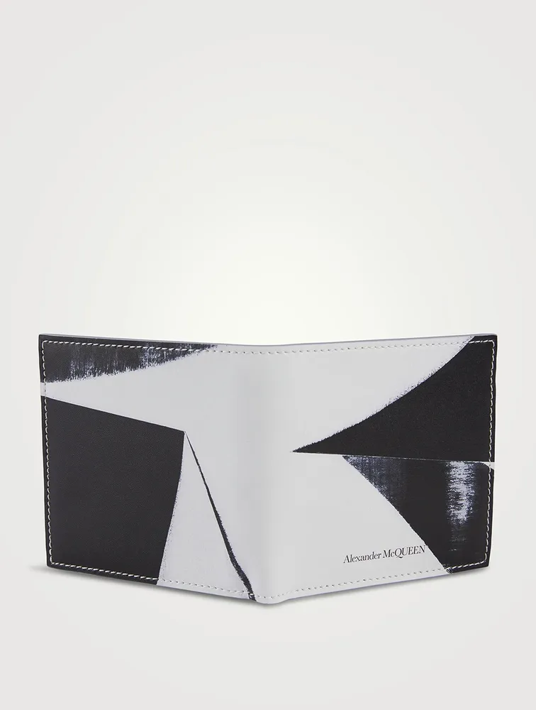 Brushstroke Leather Billfold Wallet