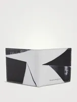 Brushstroke Leather Billfold Wallet