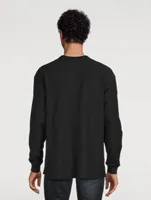 Textured Jersey Long-Sleeve T-Shirt