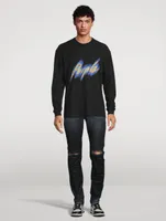 Textured Jersey Long-Sleeve T-Shirt