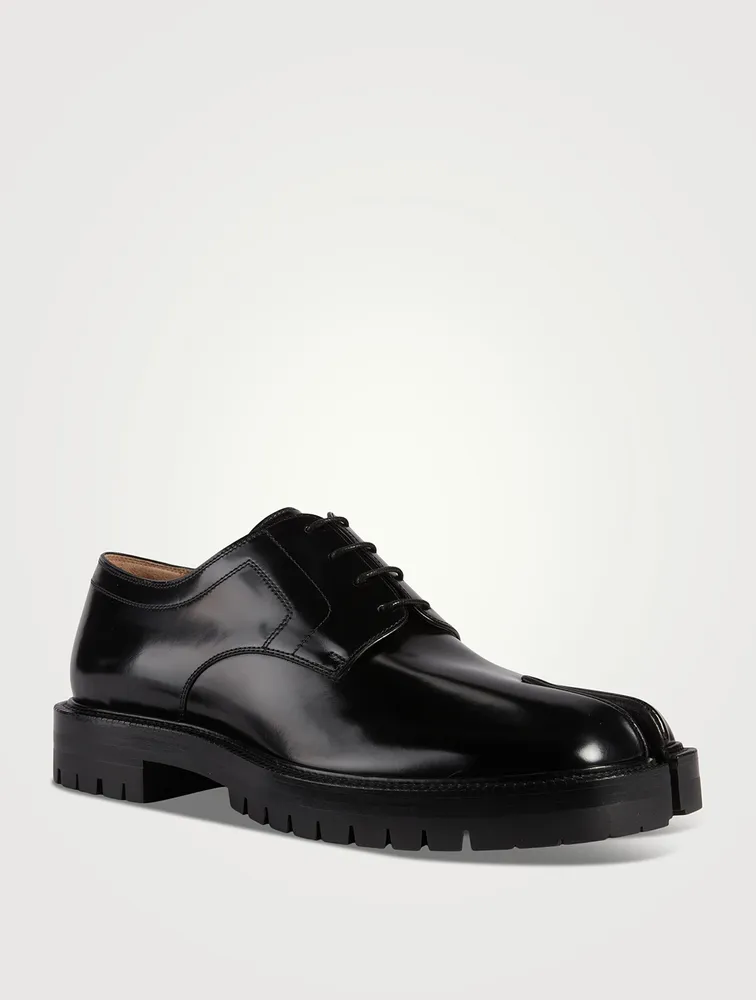 Tabi Leather Lace-Up Shoes