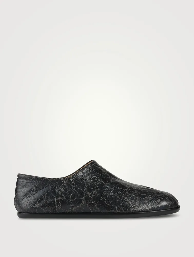 Tabi Leather Slip-On Shoes