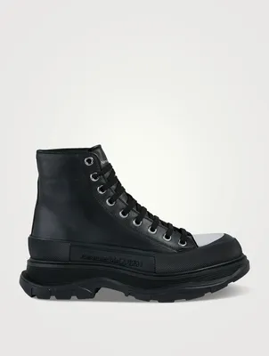 Leather Tread Slick Boots
