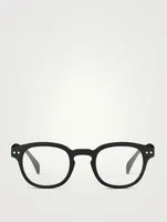 #C Round Optical Reader Glasses +1 Strength