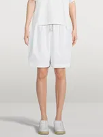 Cotton Drawstring Shorts