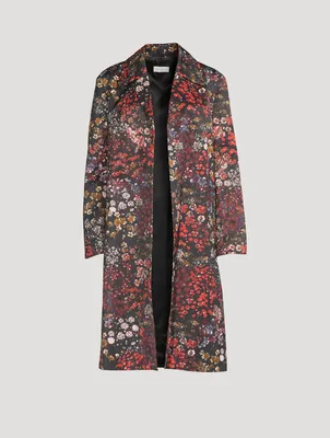 Rolta Coat Floral Print