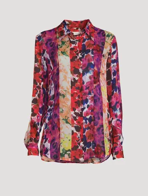 Celinda Shirt Patchwork Floral Print