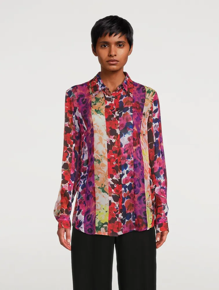 Celinda Shirt Patchwork Floral Print