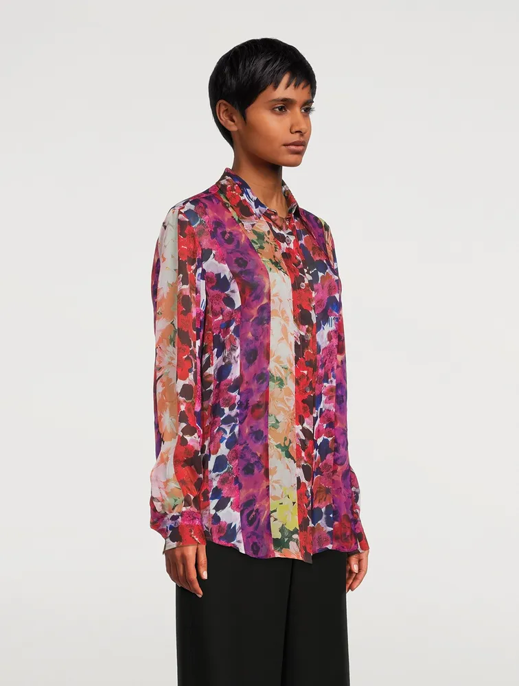 Celinda Shirt Patchwork Floral Print