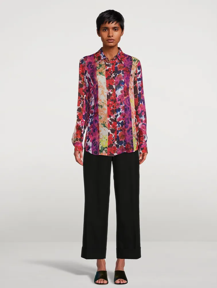 Celinda Shirt Patchwork Floral Print