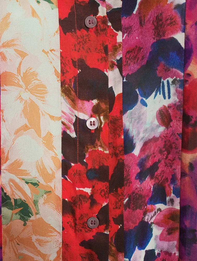 Celinda Shirt Patchwork Floral Print