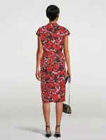 Doromos Midi Dress Floral Print