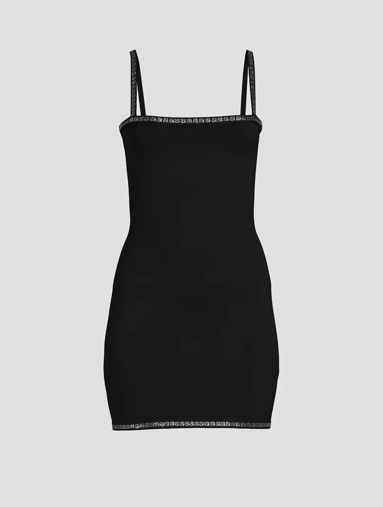 Compact Nylon Mini Dress