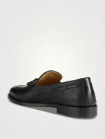 Fine Grain Leather Loafers