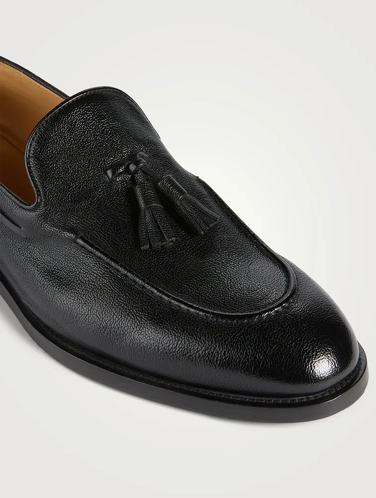 Fine Grain Leather Loafers