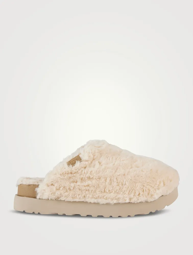 Fuzz Sugar Platform Slippers