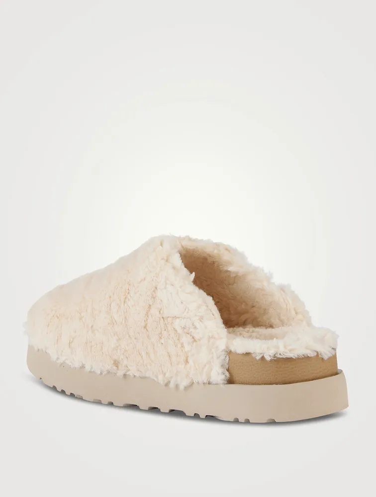 Fuzz Sugar Platform Slippers