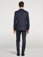Wool Two-Piece Suit Check Print