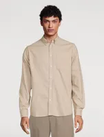 Anton Organic Cotton Brushed Flannel Shirt