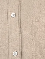 Anton Organic Cotton Brushed Flannel Shirt