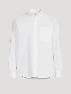 Algot Organic Cotton Oxford Shirt With Monogram
