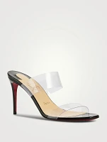 Just Nothing PVC And Patent Leather Mules