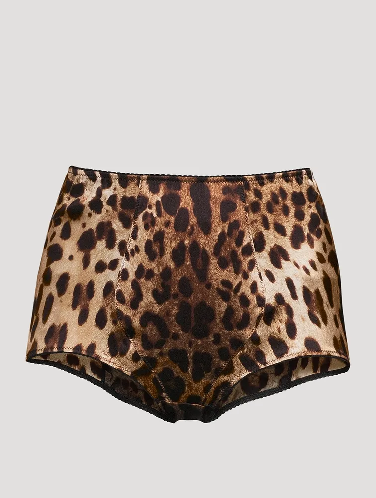 Full Coverage Briefs Leopard Print