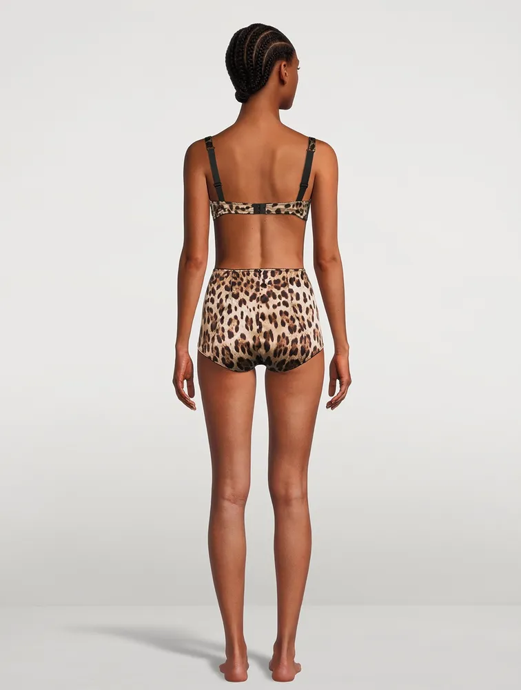 Full Coverage Briefs Leopard Print