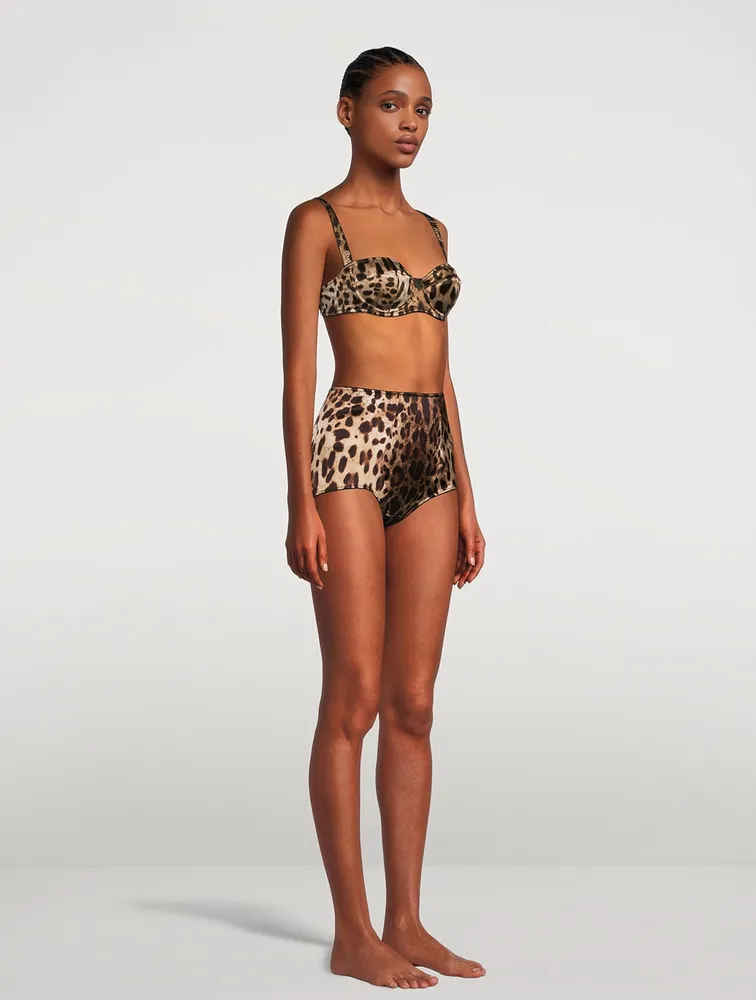 Full Coverage Briefs Leopard Print