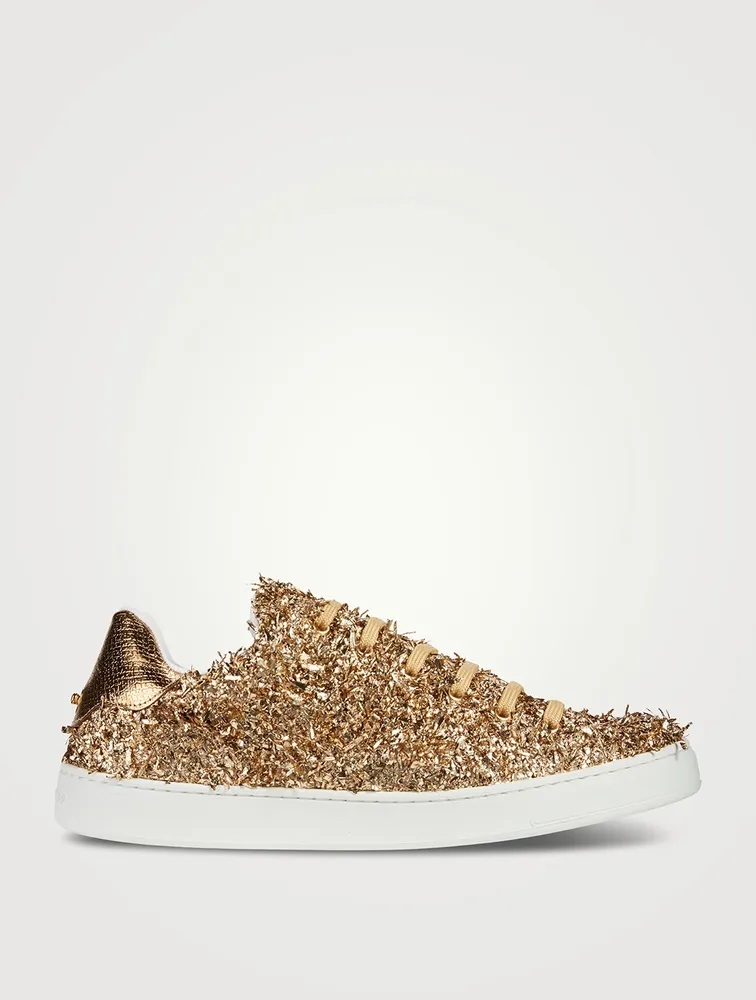 Le Pliage Metallic Tweed Sneakers