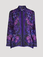 Orchid Barocco Silk Shirt