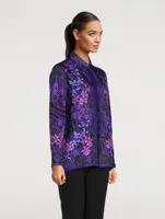 Orchid Barocco Silk Shirt