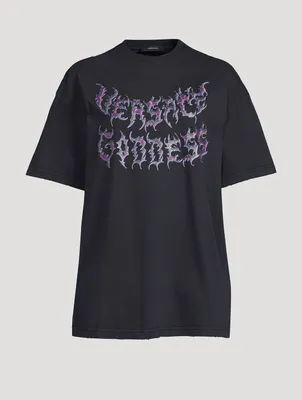 Versace Goddess Oversized T-Shirt