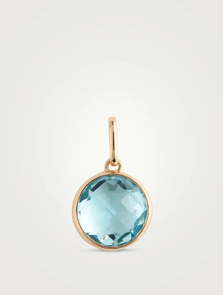 Classique 14K Gold Bezel Pendant