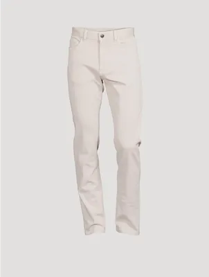 Delavé Garment Dyed Stretch Cotton Slim-Fit Jeans