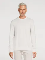 Cotton And Cashmere Crewneck Sweater