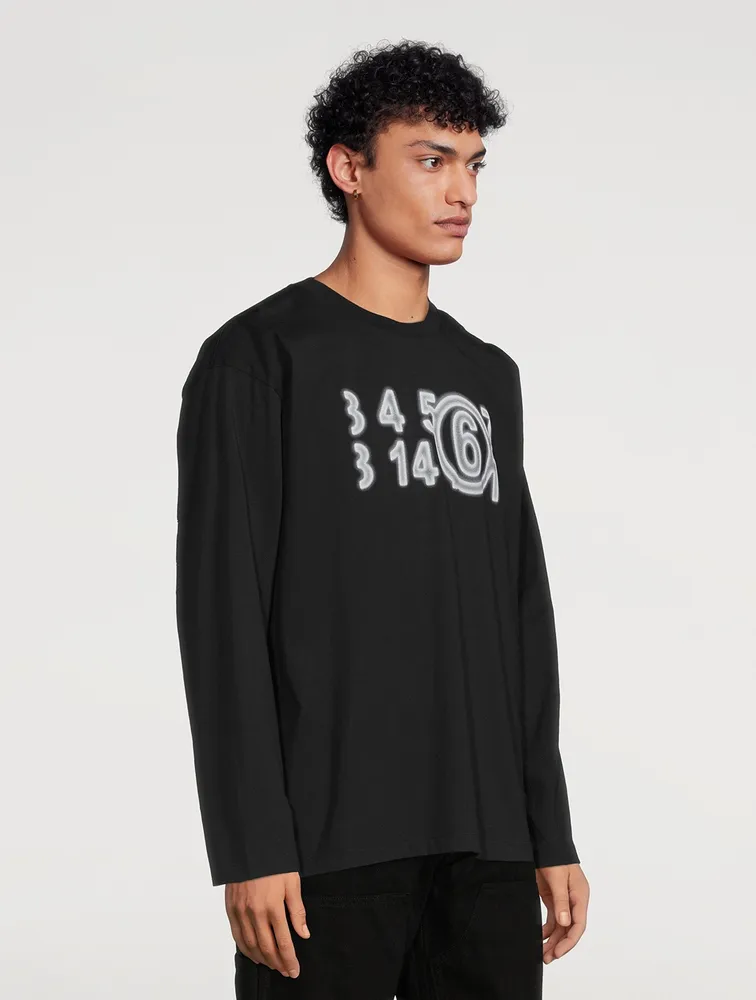 Zoom Logo Oversized Long-Sleeve T-Shirt