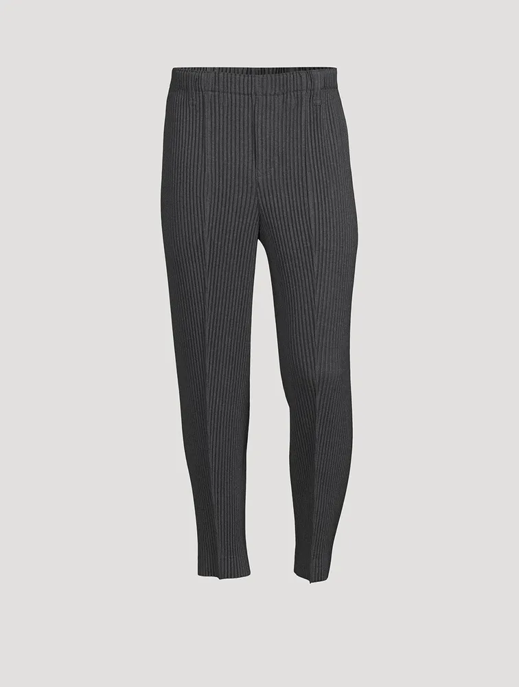 Wool Like Light Centre Crease Pants