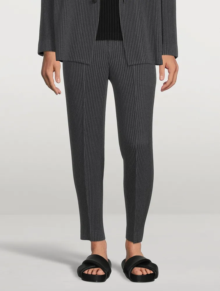 Wool Like Light Centre Crease Pants