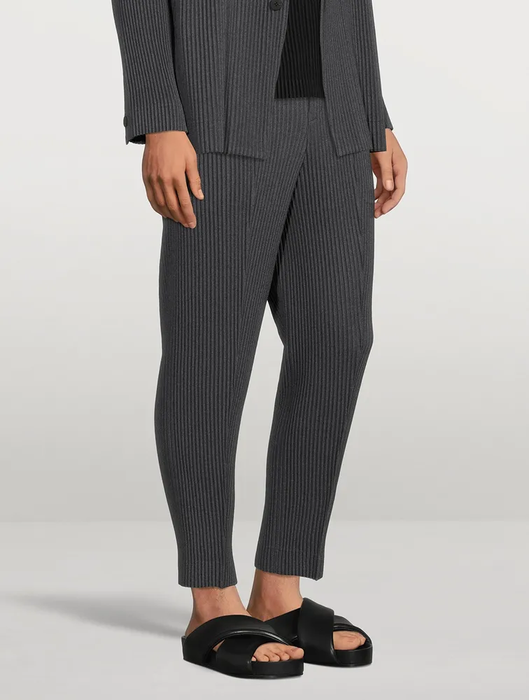 Wool Like Light Centre Crease Pants